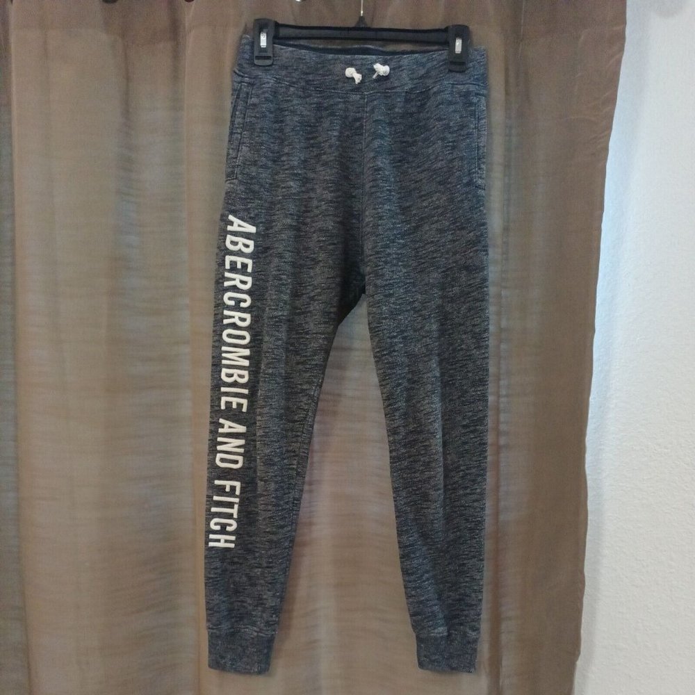 Boys Abercrombie & Fitch Marble Print Jogger Pants With Pockets Drawstring 13/14